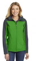 Port Authority® Ladies Hooded Core Soft Shell Jacket